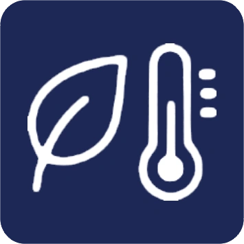 Klima Icon Blau