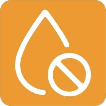 Wasser Icon Orange