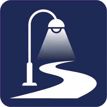Licht Icon Blau