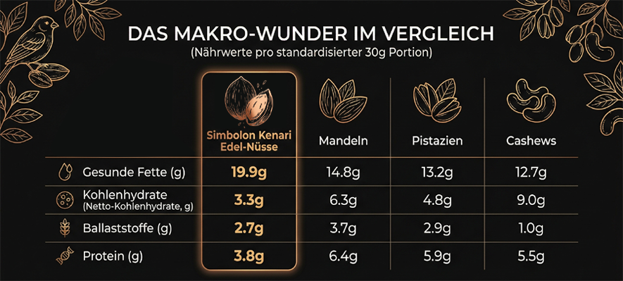 Simbolon Kenari Vergleich